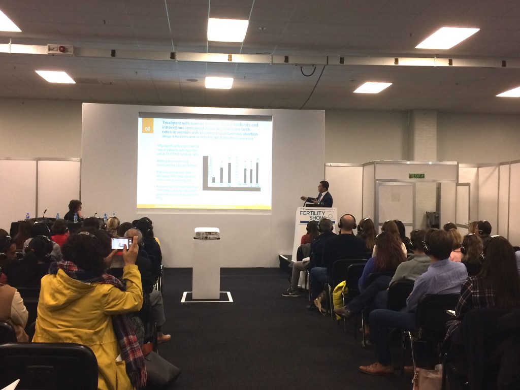 Reproductive Immunology Seminar At The Fertility Show 2017